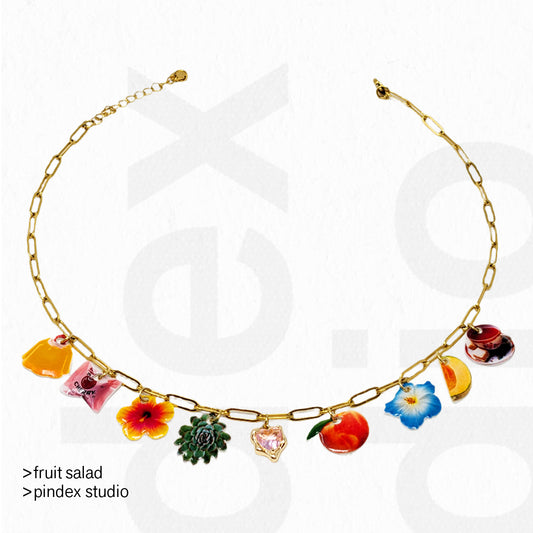 fruit salad necklace